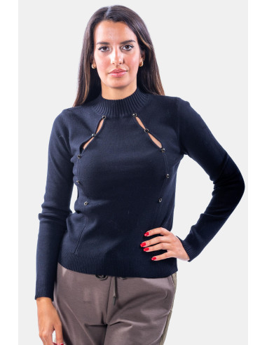 Fracomina - Pull slim côtelé