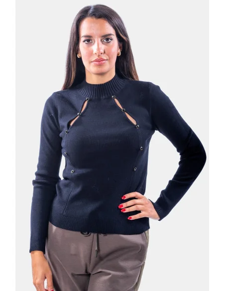 Fracomina - Pull slim côtelé