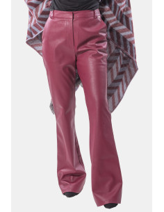 Fracomina Eco Leather Bootcut Pants