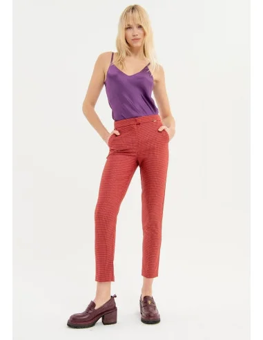 Fracomina Regular Trousers In Technical Fabric