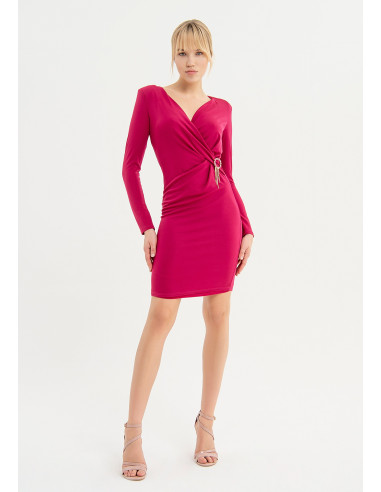 Abito Slim Mini In Tessuto Stretch Fracomina