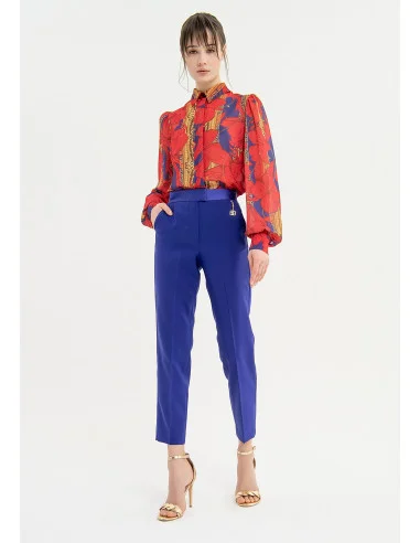 Fracomina Regular Trousers In Technical Fabric