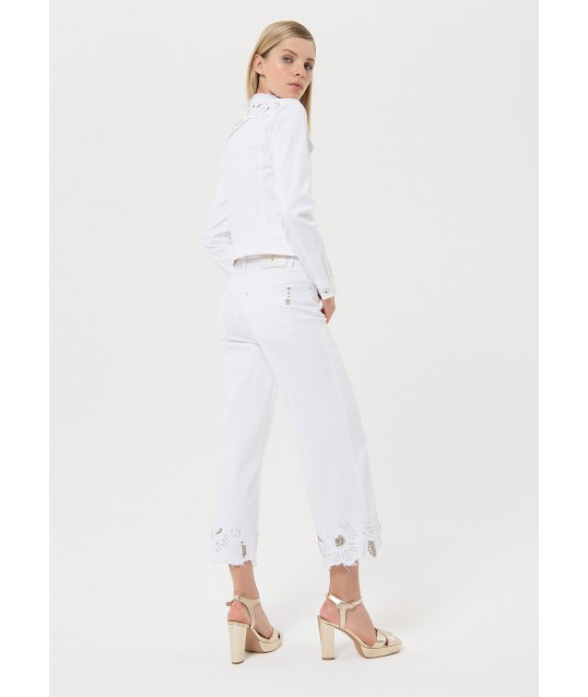 Cropped Trousers In Bull Fracomina