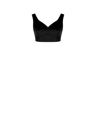 Rinascimento Satin Crop Top