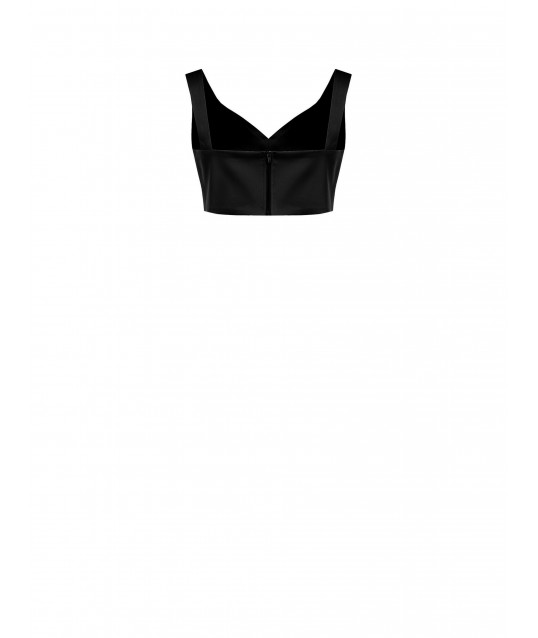 Rinascimento Satin Crop Top