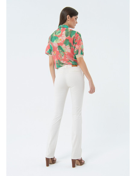 Fracomina One-Tone Bootcut Pants