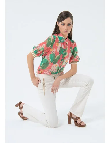 Fracomina One-Tone Bootcut Pants