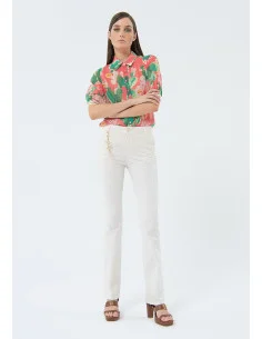 Fracomina One-Tone Bootcut Pants 2
