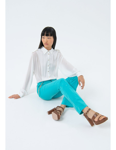 Fracomina One-Tone Bootcut Pants