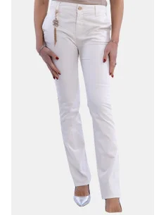 Pantaloni Bootcut Tinta Unita Fracomina