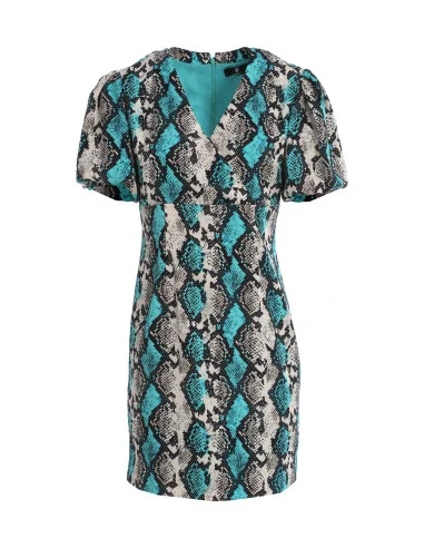 Fracomina Animal Patterned Regular Mini Dress