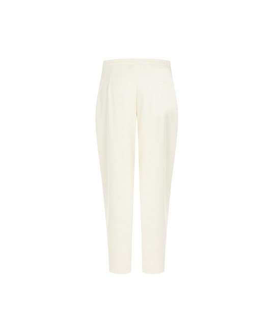 Carrot Trousers In Fluid Crepe Fabric Rinascimento