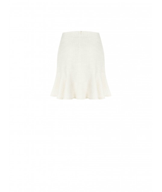 Tweed Miniskirt With Lurex Thread Rinascimento