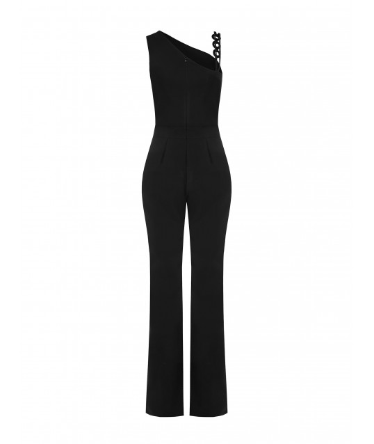 One-Shoulder Suit With Chain Rinascimento