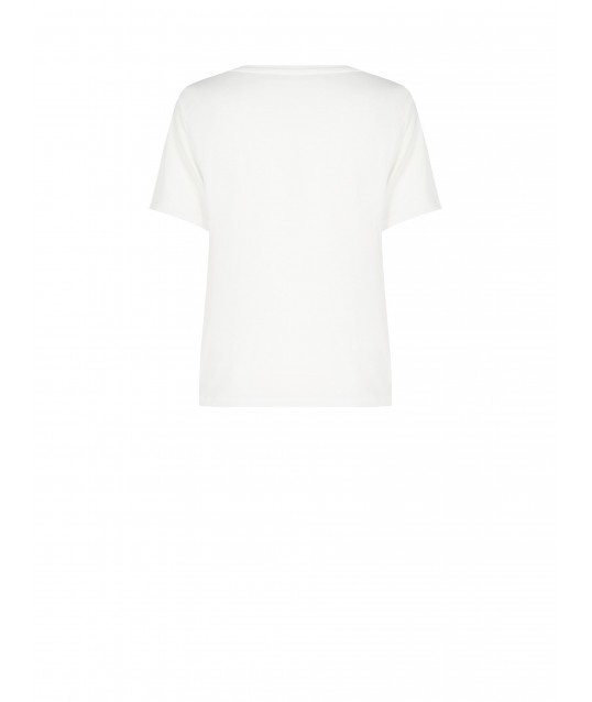 Rinascimento Striped T-Shirt With Bow Pocket
