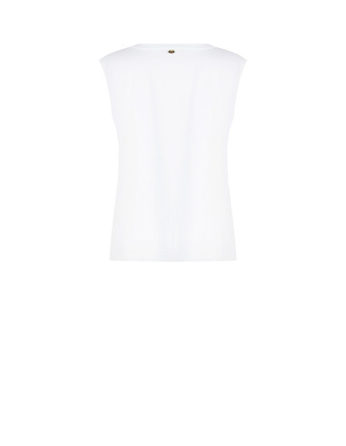 T-Shirt With Maxi Print And Studs Rinascimento