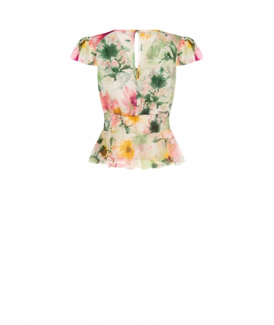 Top With Floral Print Rinascimento