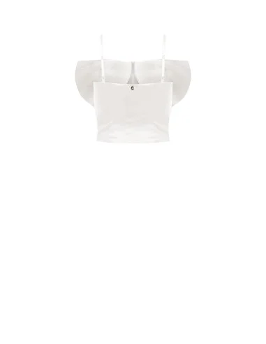 Crop Bustier Top With Maxi Bow Rinascimento
