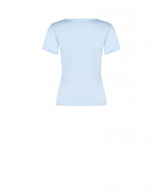 T-shirt slim en coton Rinascimento