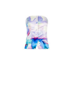Gilet à motif floral Rinascimento