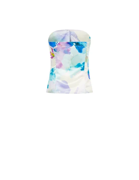 Gilet à motif floral Rinascimento