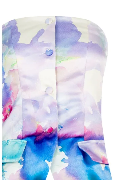 Rinascimento Floral Patterned Vest