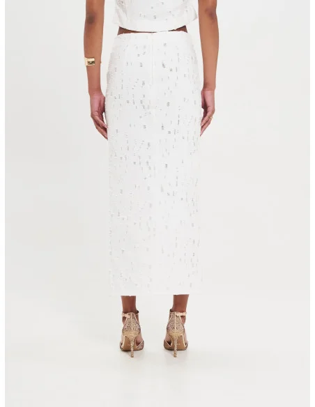 Maxi Skirt In Denim Rinascimento