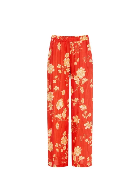 Rinascimento Flower Patterned Palazzo Trousers