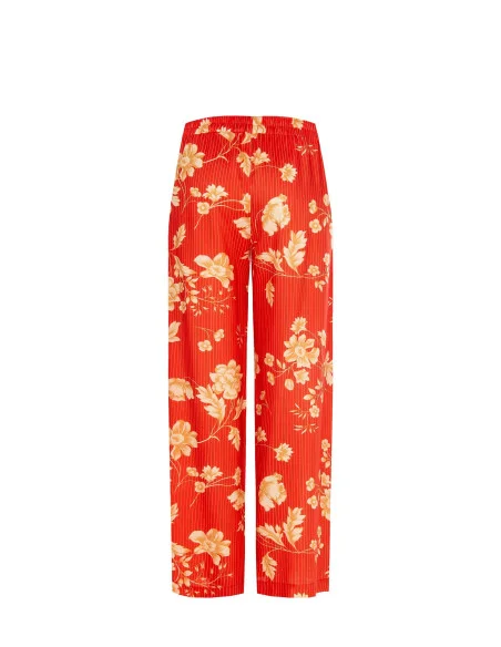 Rinascimento Flower Patterned Palazzo Trousers