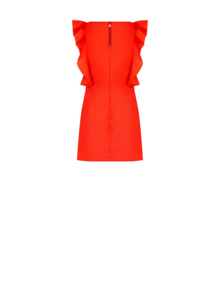Robe courte et trapue en parachute avec volants Rinascimento - Vest...