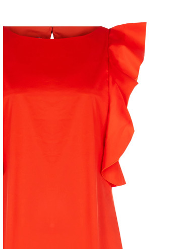 Robe courte et trapue en parachute avec volants Rinascimento - Vest...