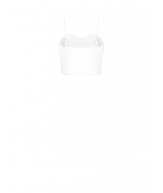 Rinascimento Technical Fabric Crop Top Corset