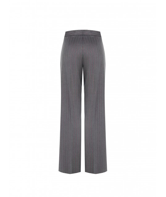 Pantalon rayé Lurex Palace Rinascimento