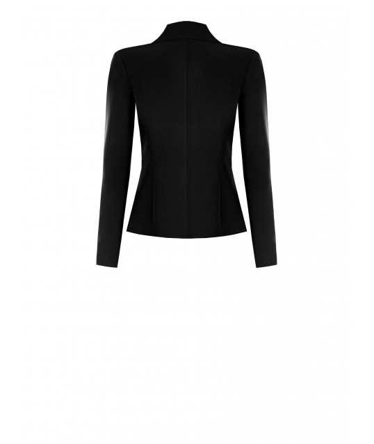 Rinascimento Technical Fabric Double-breasted Short Blazer Jacket