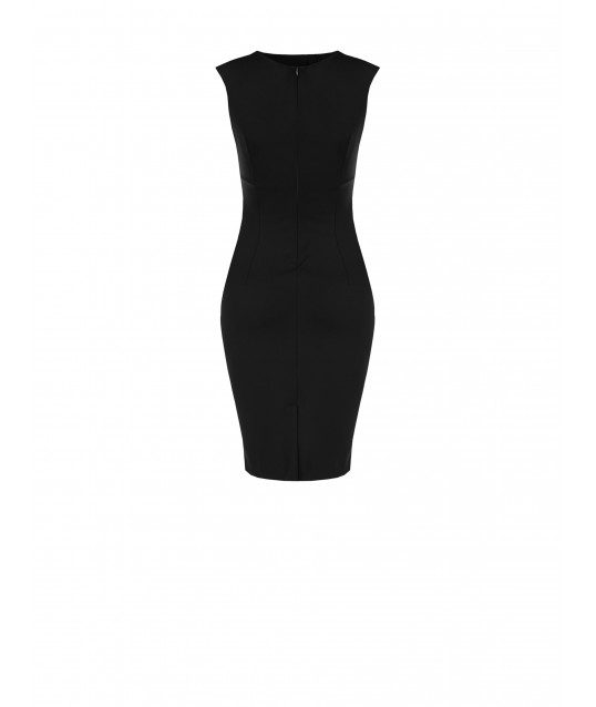 Rinascimento Bi-Stretch Knitted Sheath Dress