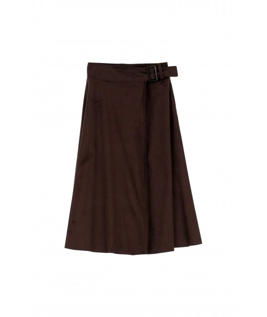 Pleated Skirt With Decorative Belt Dixie