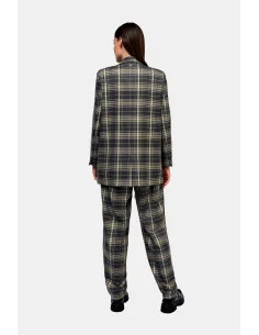 Pantalone Con Fantasia A Quadri Dixie 2
