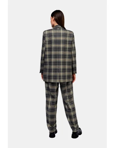 Pantalone Con Fantasia A Quadri Dixie