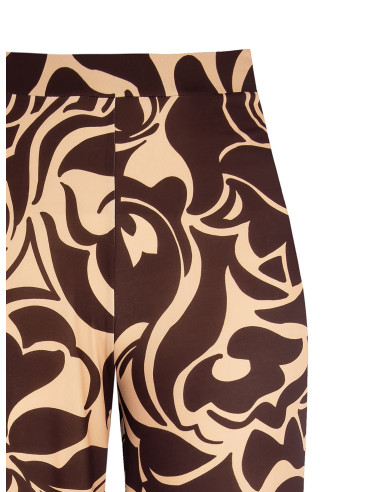 Palazzo Trousers With Elastic Back Rinascimento Curvy