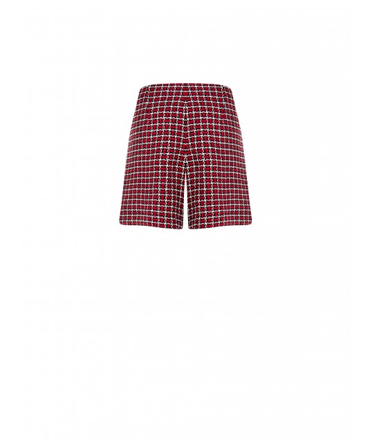 Tweed Short Trousers With Lurex Rinascimento