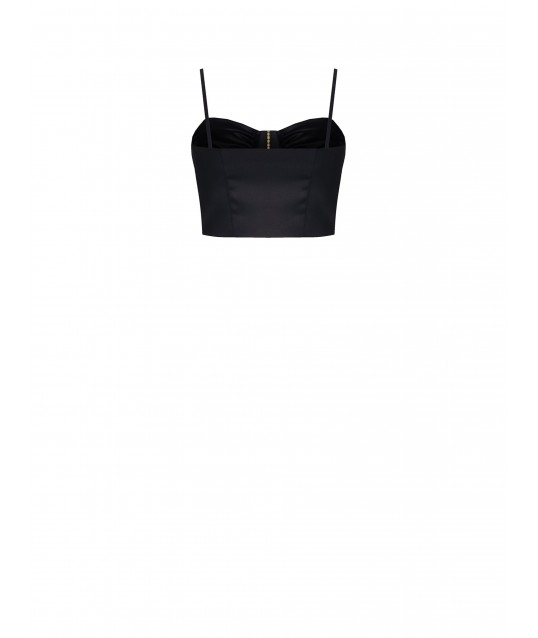 Bustier en satin Crop Top Rinascimento