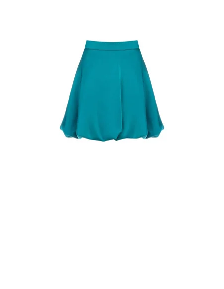 Rinascimento Satin Balloon Miniskirt