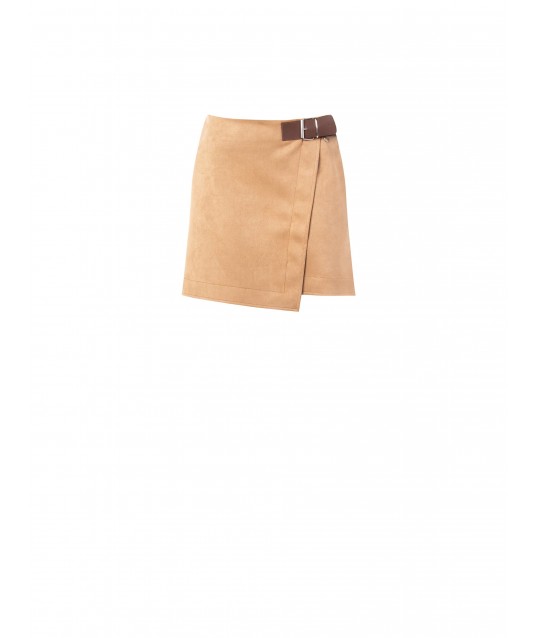 Rinascimento Faux Dainetto Wallet Skirt