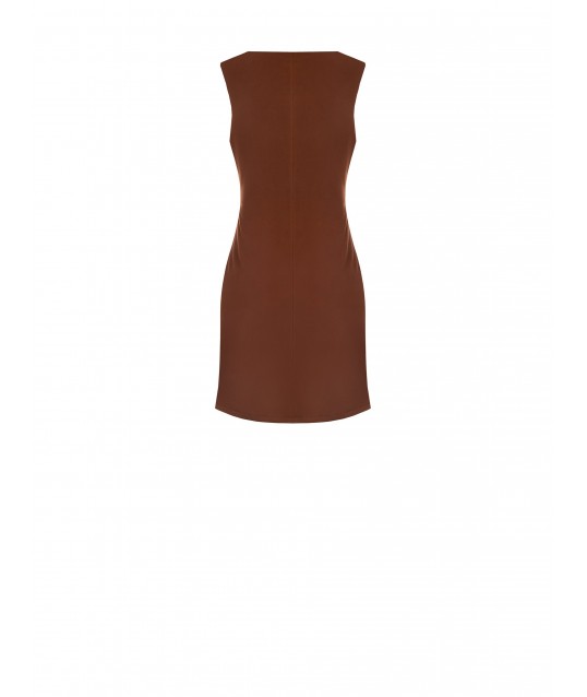 Robe tube courte bouclée sur un côté Rinascimento