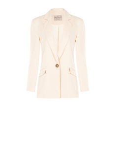 Rinascimento Matt Satin 1-Button Blazer Jacket