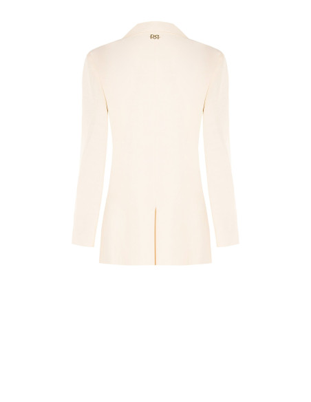 Rinascimento Matt Satin 1-Button Blazer Jacket