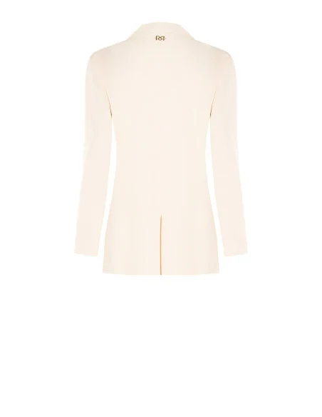 Rinascimento Matt Satin 1-Button Blazer Jacket