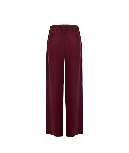 Palazzo Trousers With Pleats And Elastic Back Rinascimento