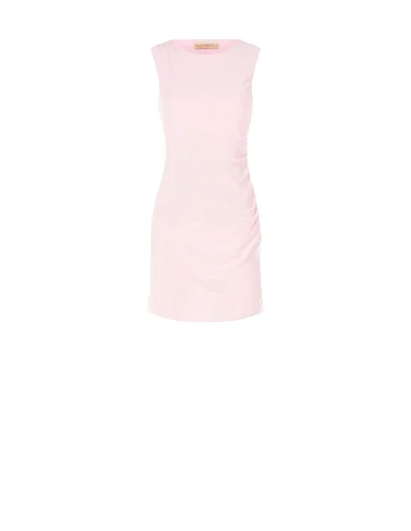 Robe courte fourreau froncée sur un côté Rinascimento