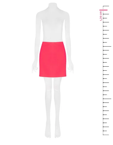 Minijupe A-line en tissu technique Rinascimento